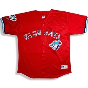 Rare Vintage 1996 Russell Athletic 20th Anniversary Toronto Blue Jays Jersey